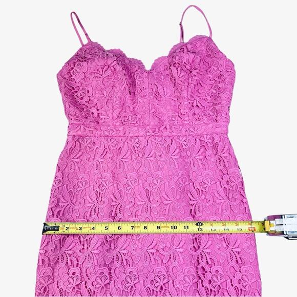 NWT J. Crew Pink Guipure Lace Dress 2 Party Wedding Coquette Feminine Fairy - Picture 8 of 12